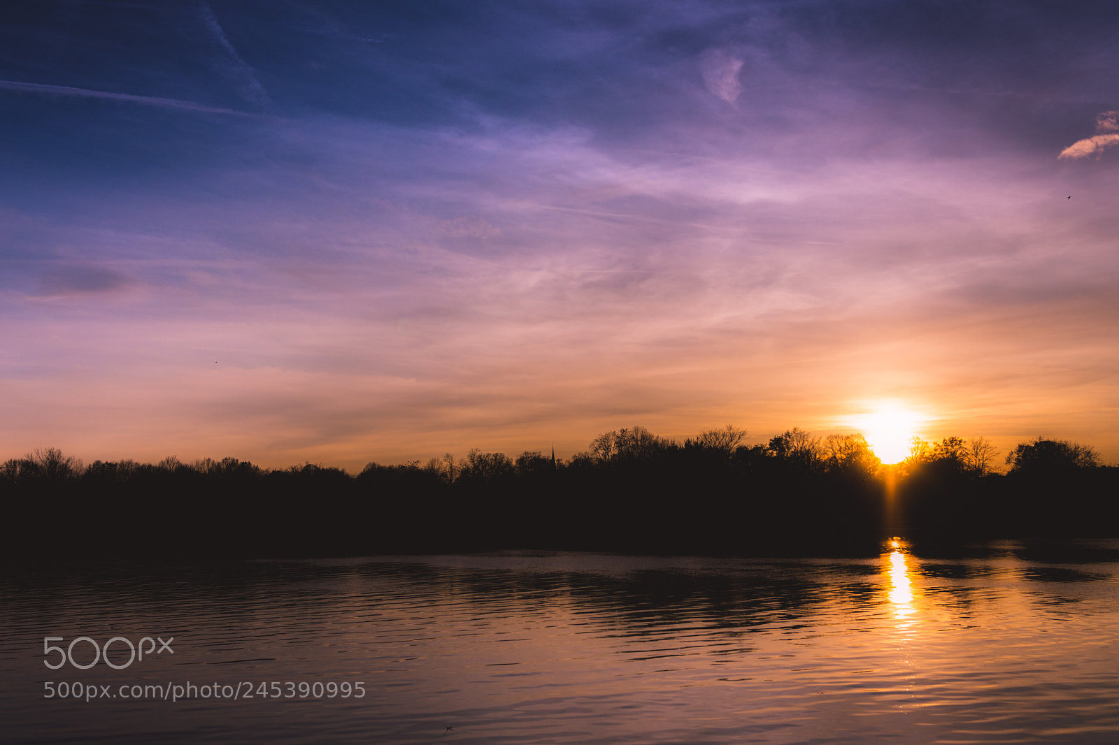Nikon D7500 sample photo. Autumn lake sunset photography