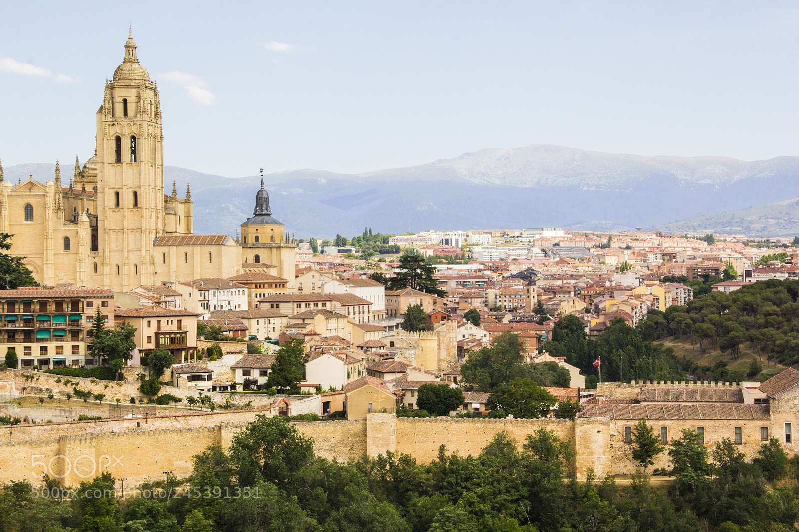 Canon EOS 60D sample photo. Segovia from the castle photography