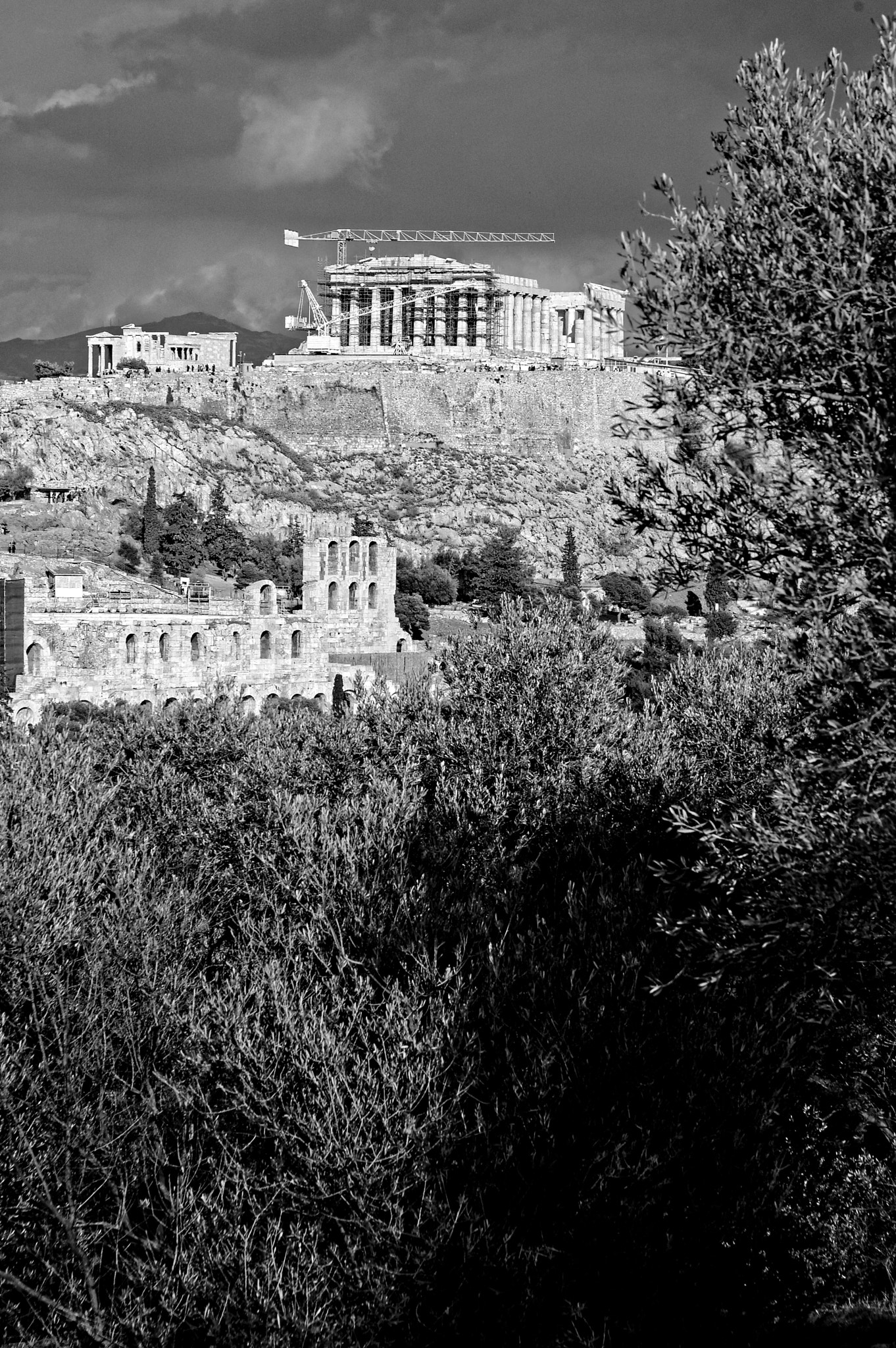 Nikon D70 sample photo. Acropolis. athens. photography