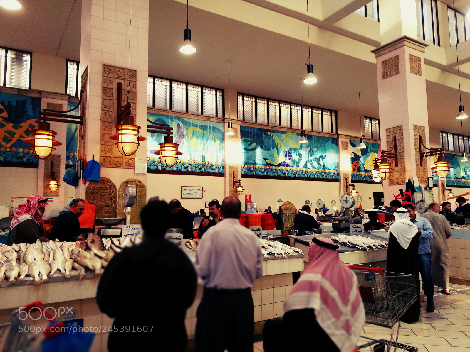 HUAWEI Honor 8 sample photo. Fish market photography