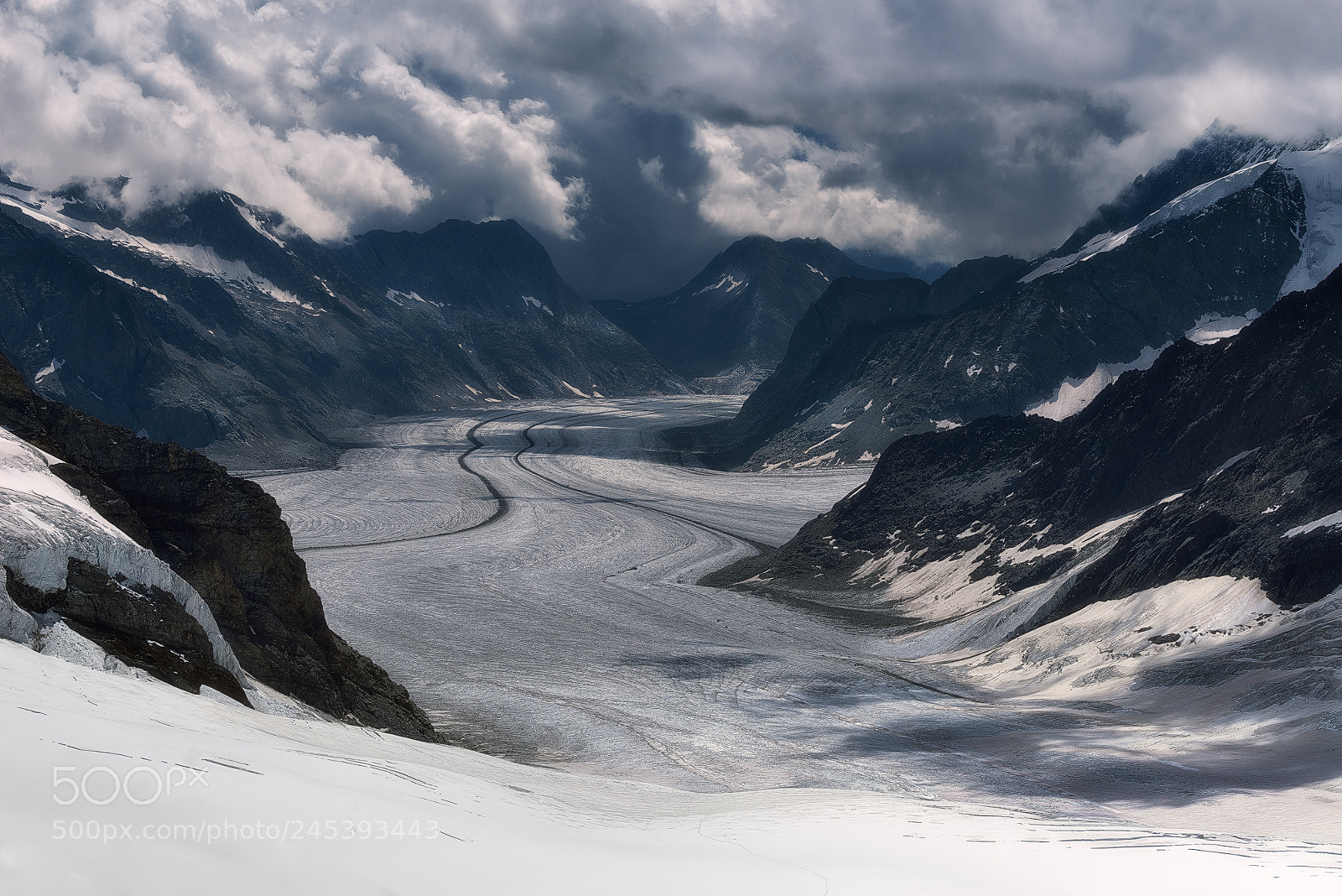 Sony a7R sample photo. Glaciar aletsch photography