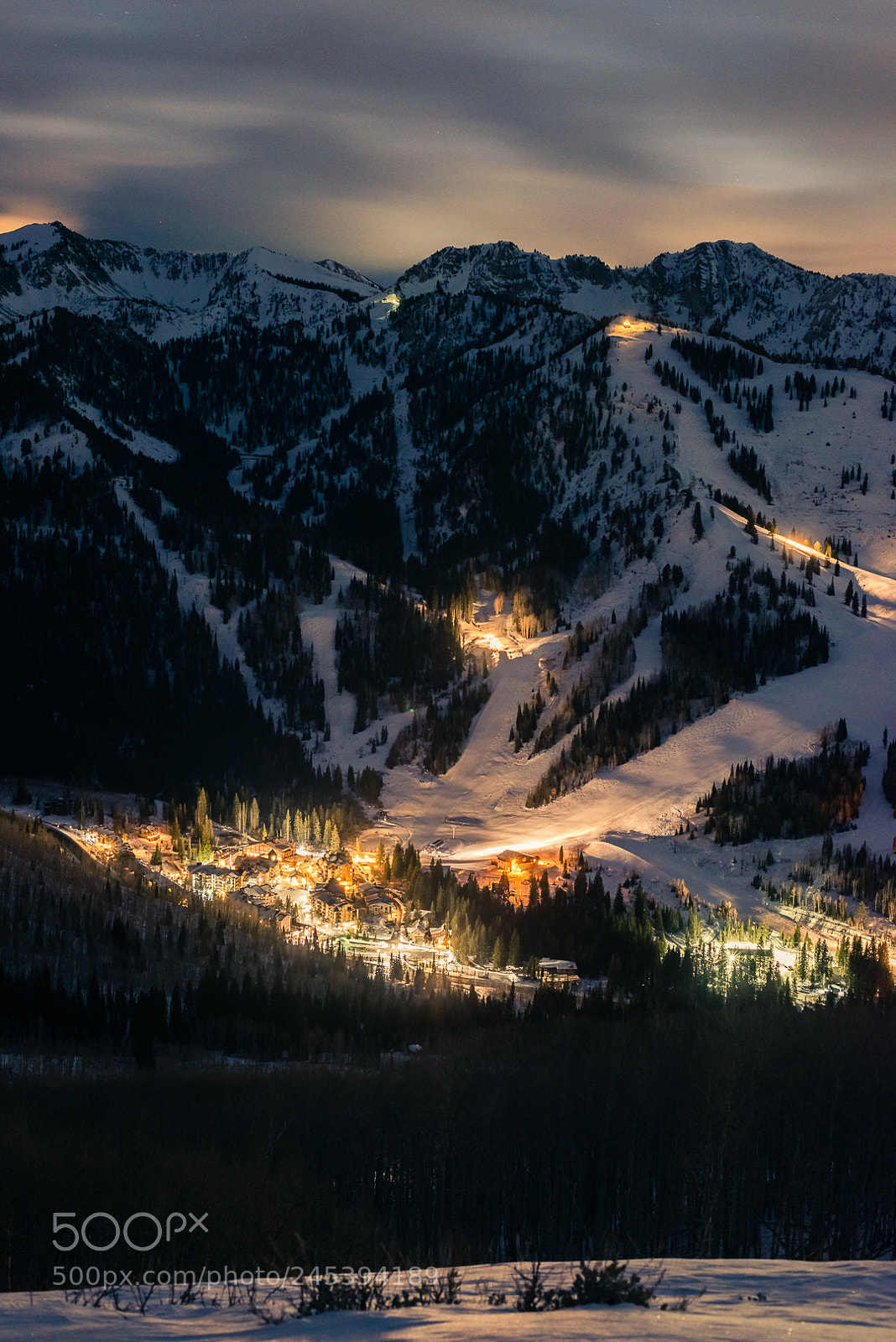 Nikon D810 sample photo. Solitude mountain resort pre-dawn photography