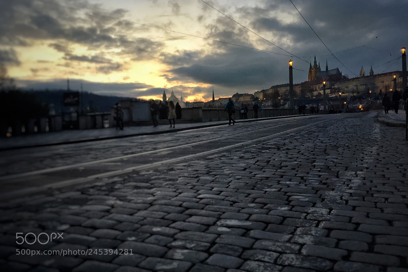 Apple iPhone 6 sample photo. Prague's castle sunset photography