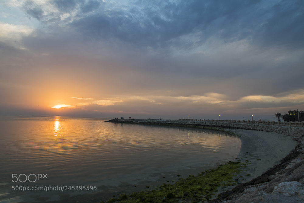 Nikon D850 sample photo. Sunrise in a cloudy photography