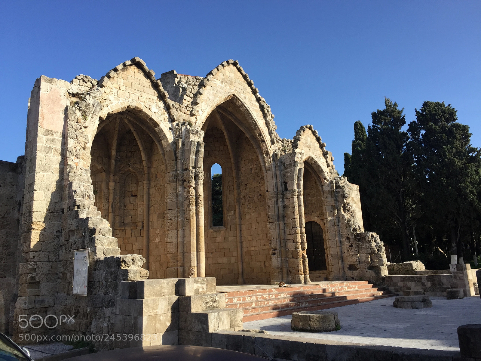 Apple iPhone 6 Plus sample photo. Ancient monument in rhodes photography