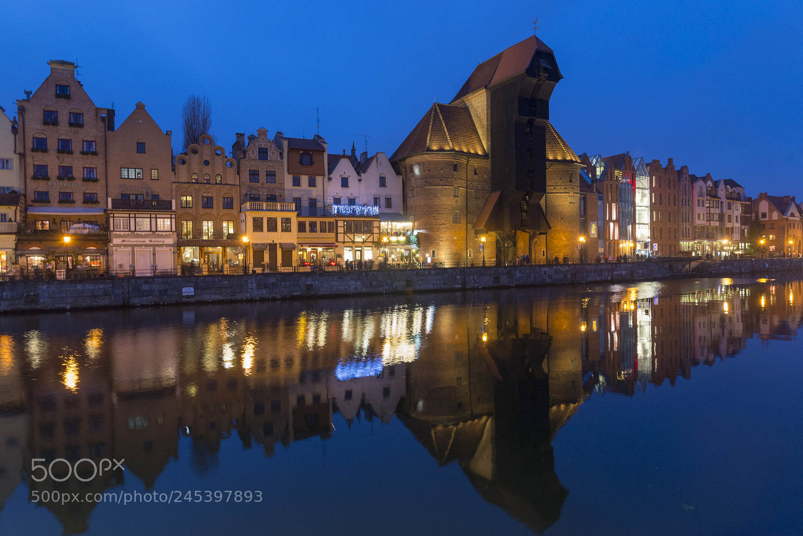 Nikon D600 sample photo. Gdansk river scene photography