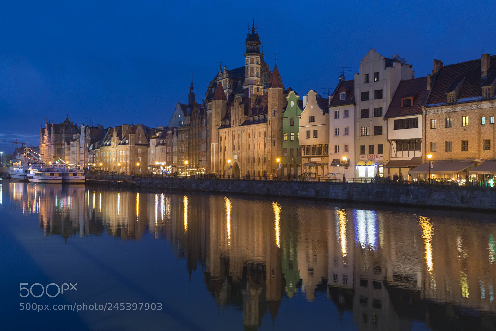 Nikon D600 sample photo. Gdansk river scene photography