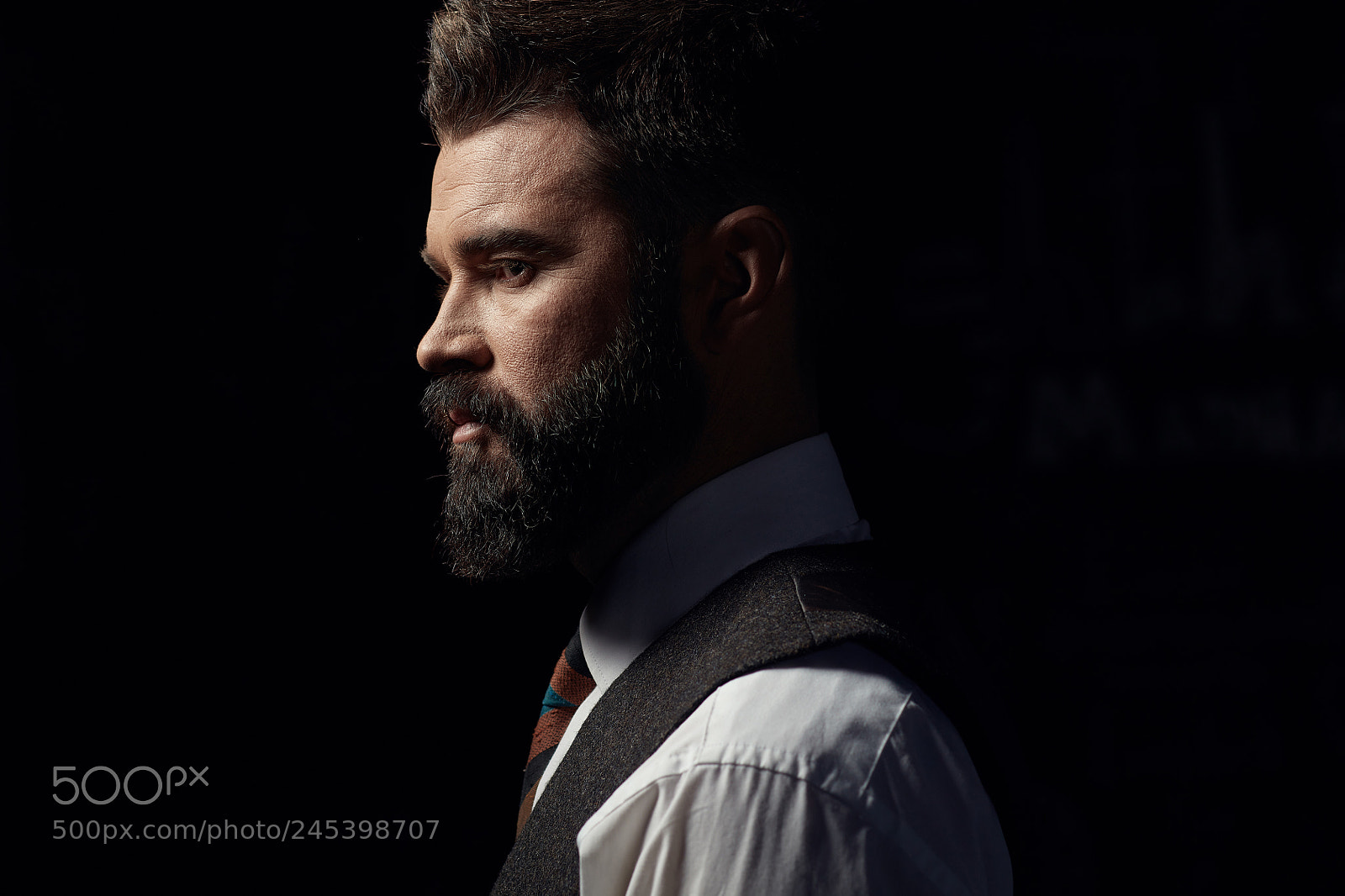 Canon EOS 5DS R sample photo. Low key portrait of photography