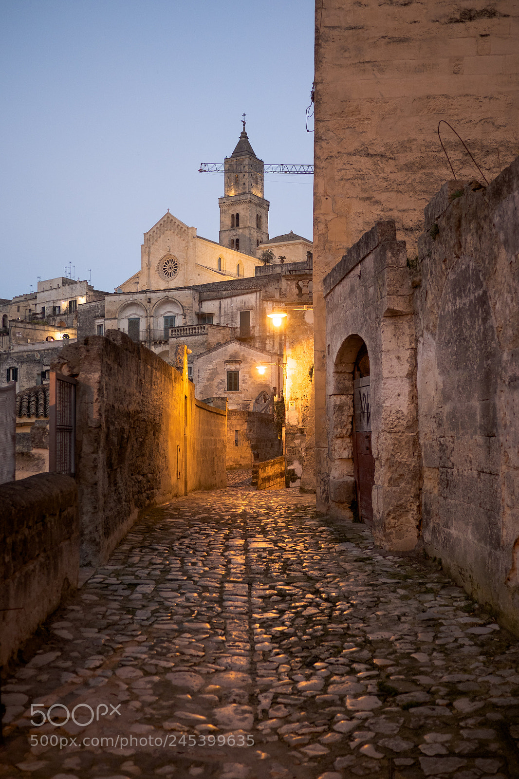 Olympus OM-D E-M1 sample photo. Old town of matera photography