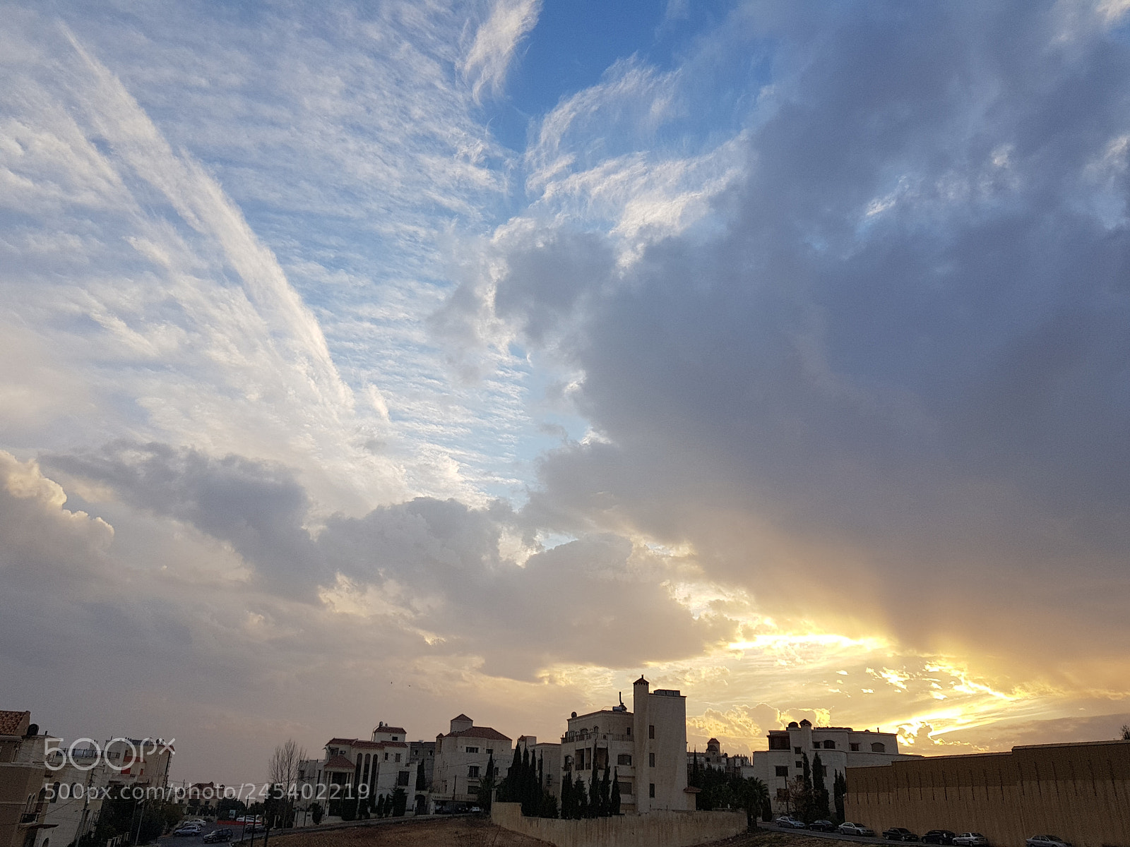 Samsung Galaxy S8+ sample photo. Amman cloudy sky photography