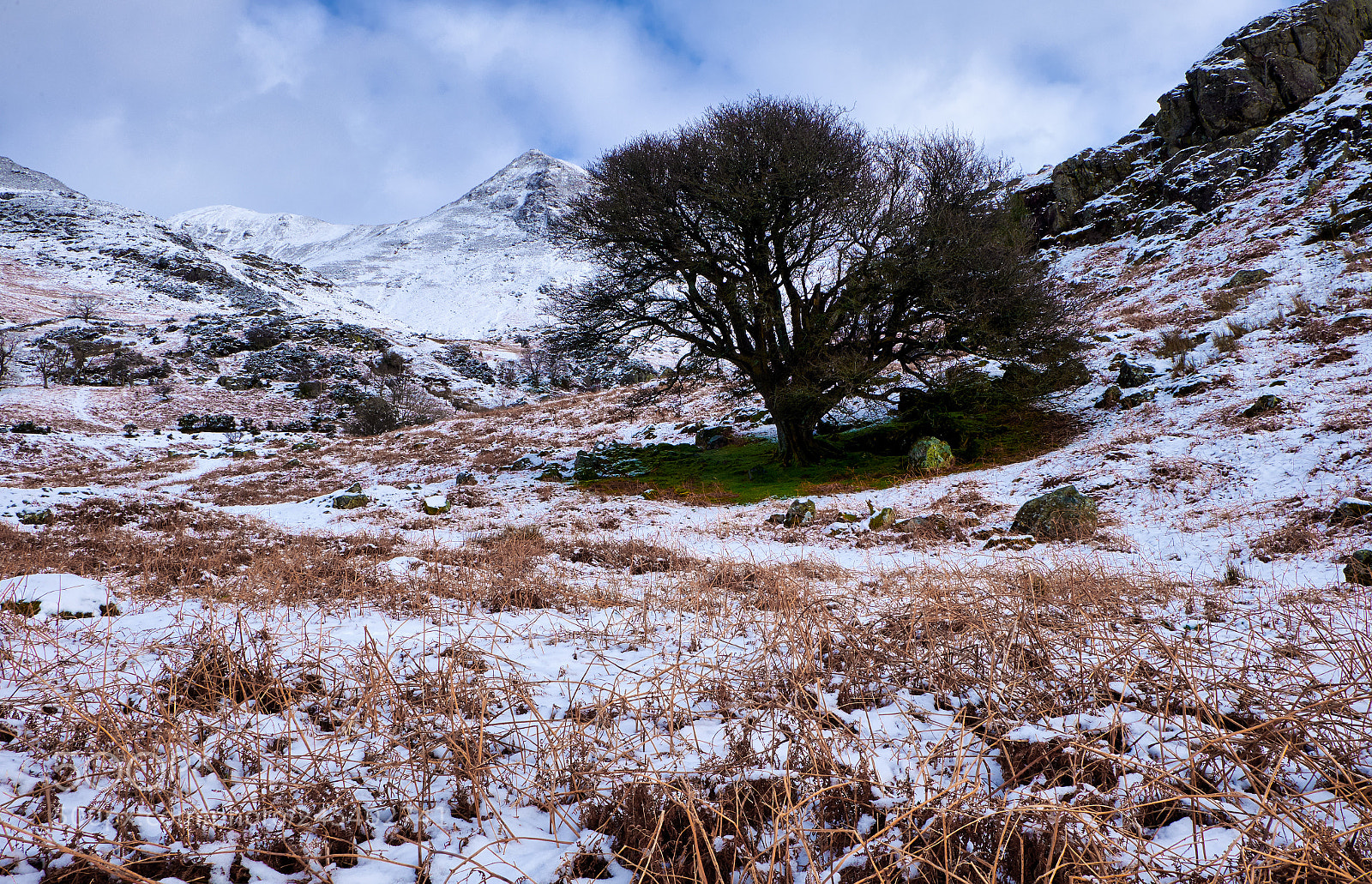 Fujifilm X-T1 sample photo. Rannerdale winter photography