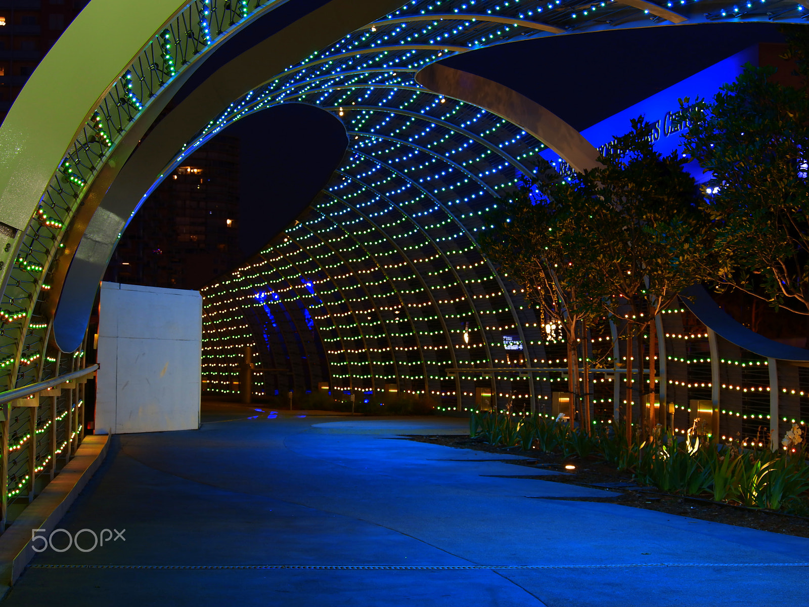 YI TECHNOLOGY M1 sample photo. Corridor of lights photography