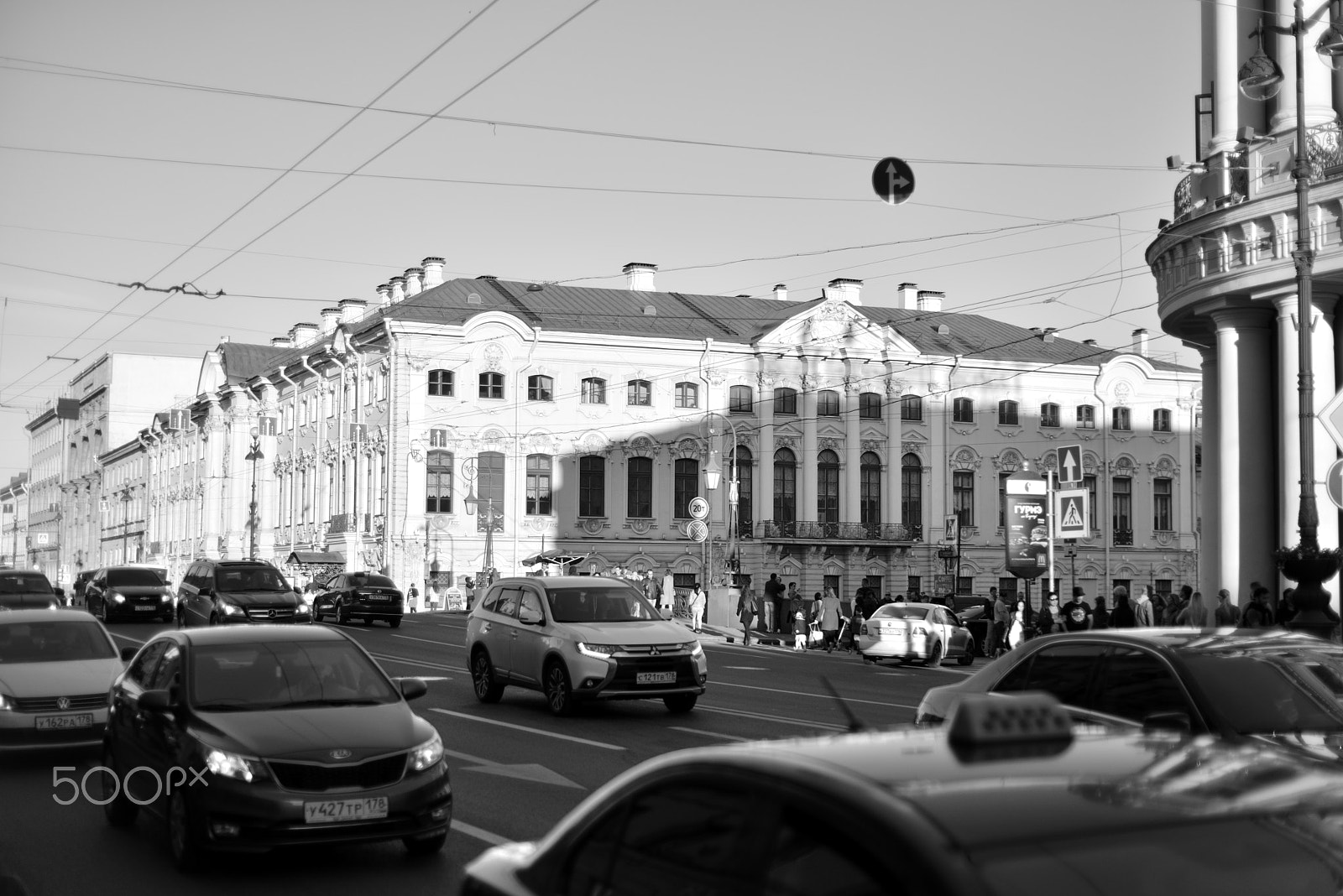 Nikon D610 + Nikon AF Nikkor 50mm F1.8D sample photo. View on nevsky prospekt. photography