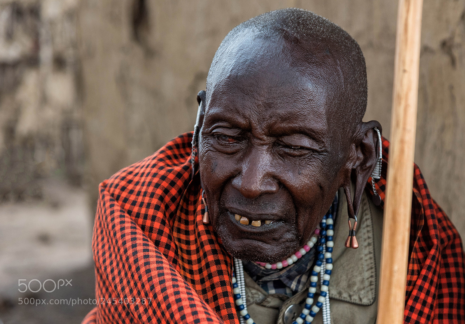 Nikon D810 sample photo. The oldest masai man photography
