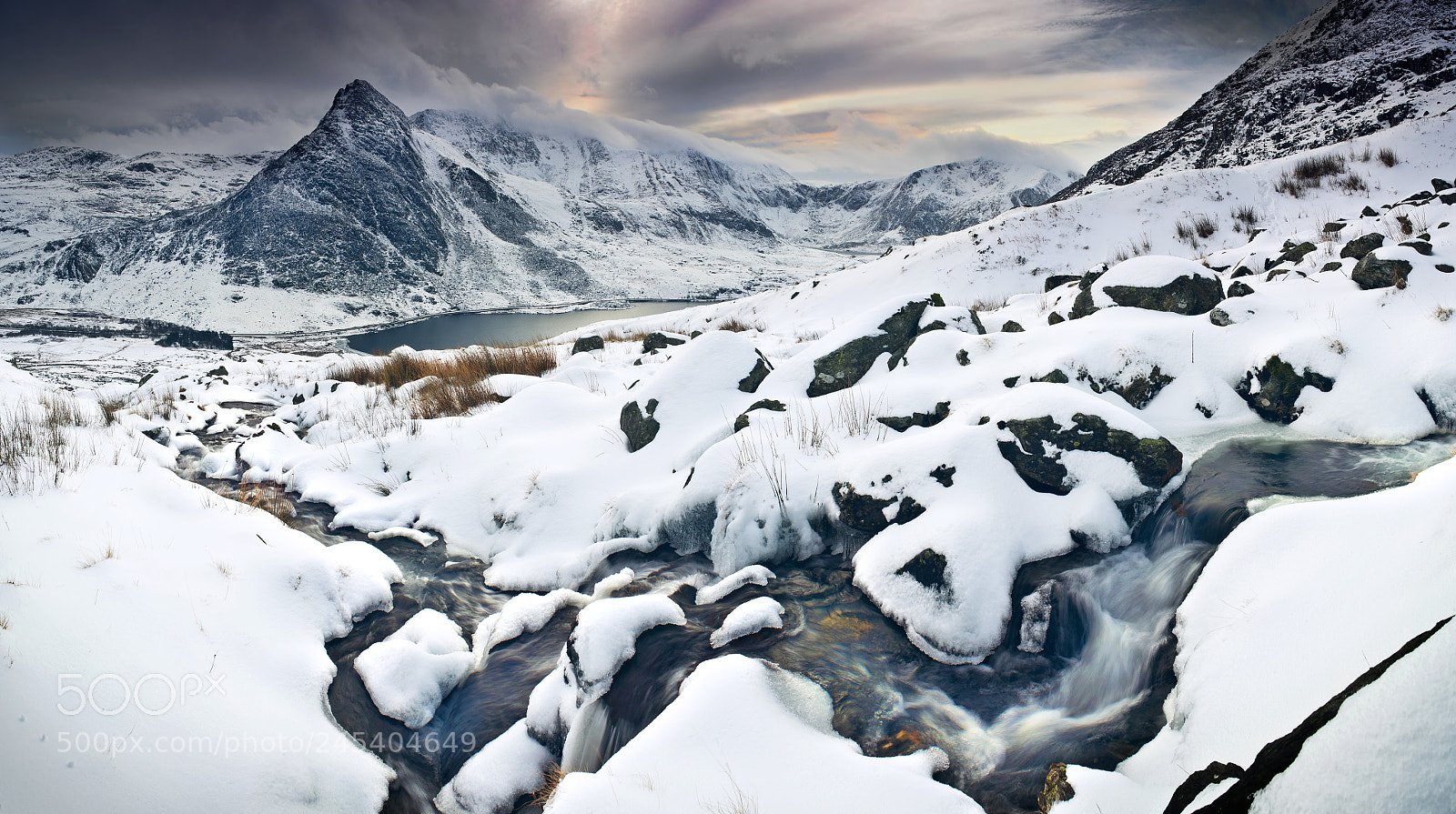 Nikon D7100 sample photo. Afon lloer towards tryfan photography