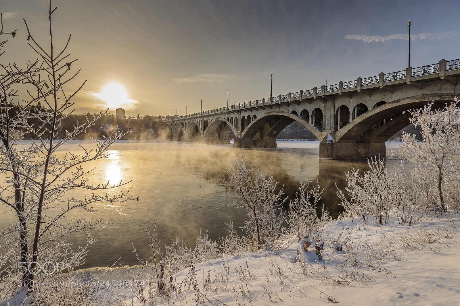 Canon EOS 6D Mark II sample photo. Cold winter morning photography