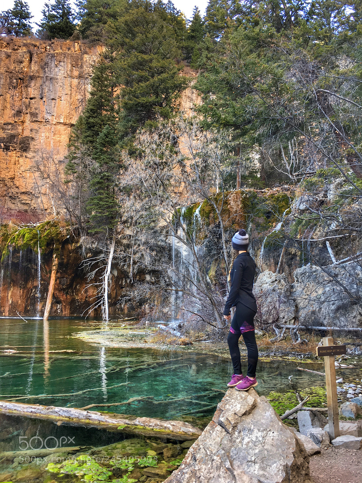 Apple iPhone 6s Plus sample photo. Hanging lake photography