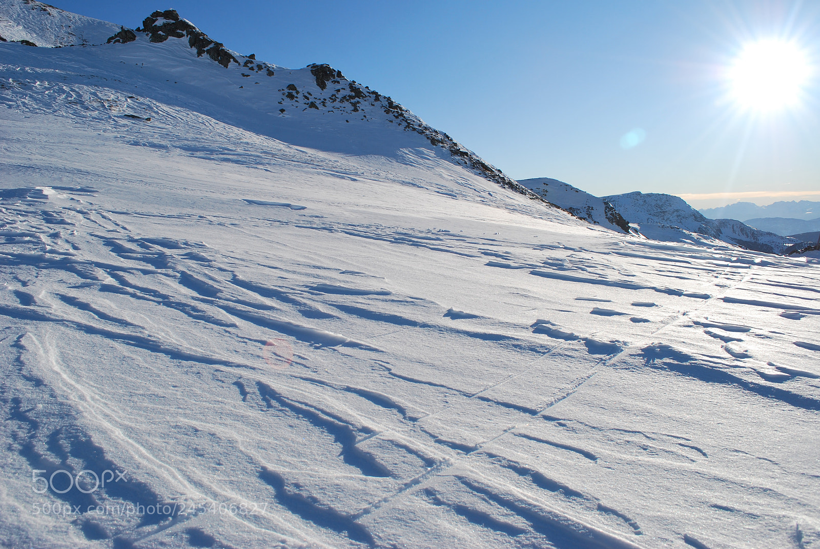 Nikon D60 sample photo. Snow photography