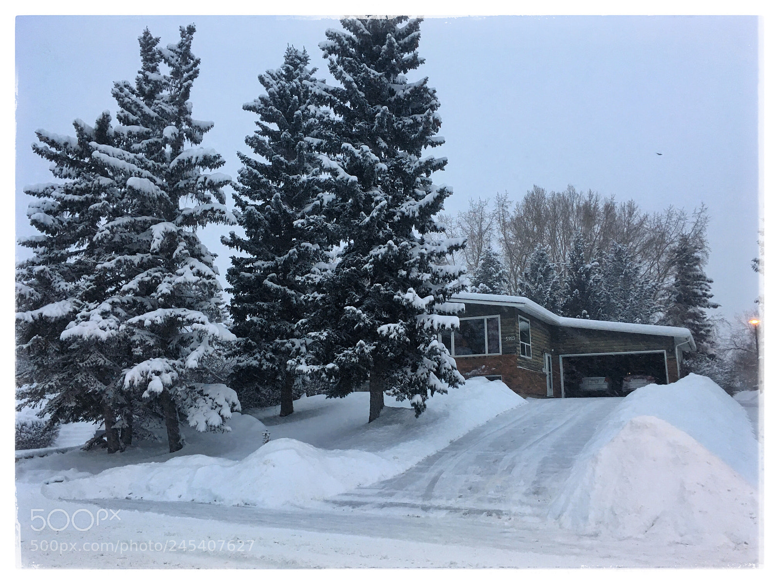 Apple iPhone SE sample photo. Snows still falling and photography