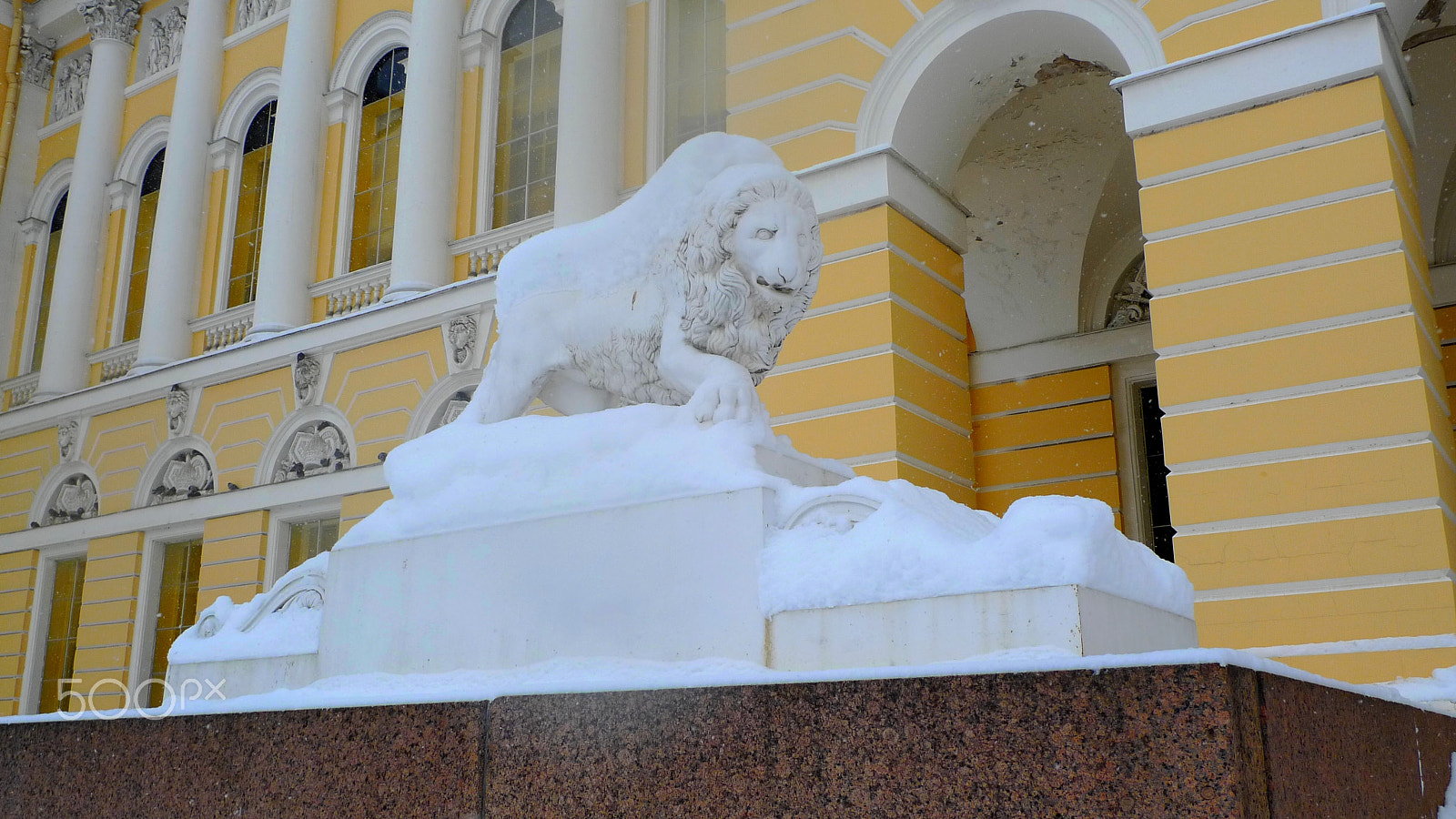 Panasonic Lumix DMC-LX3 sample photo. Снежный лев photography