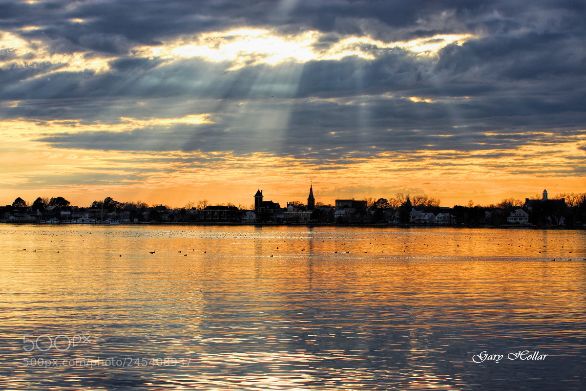 Canon EOS 50D sample photo. New bern, nc sunset photography
