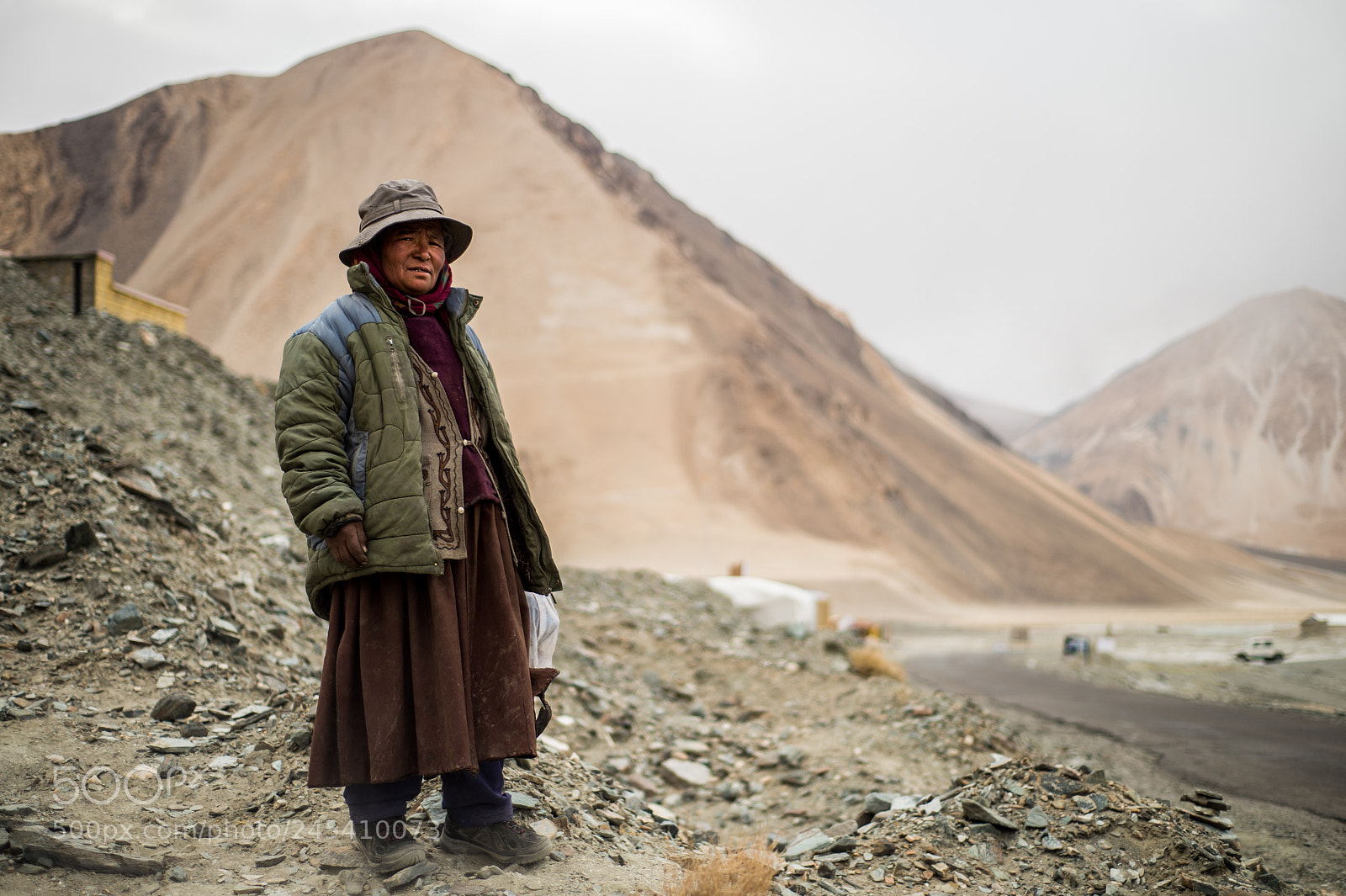 Nikon D4S sample photo. Ladakhi woman photography