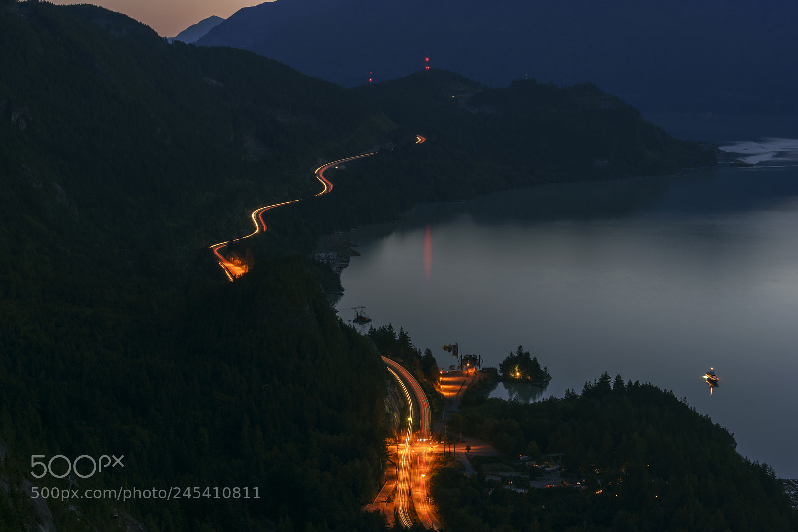 Sony a7 II sample photo. Long exposure road photography