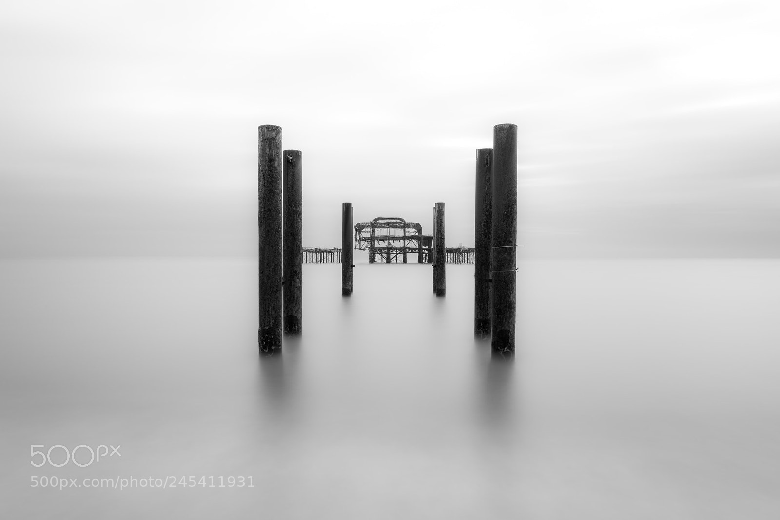Nikon D810 sample photo. Late at the pier photography