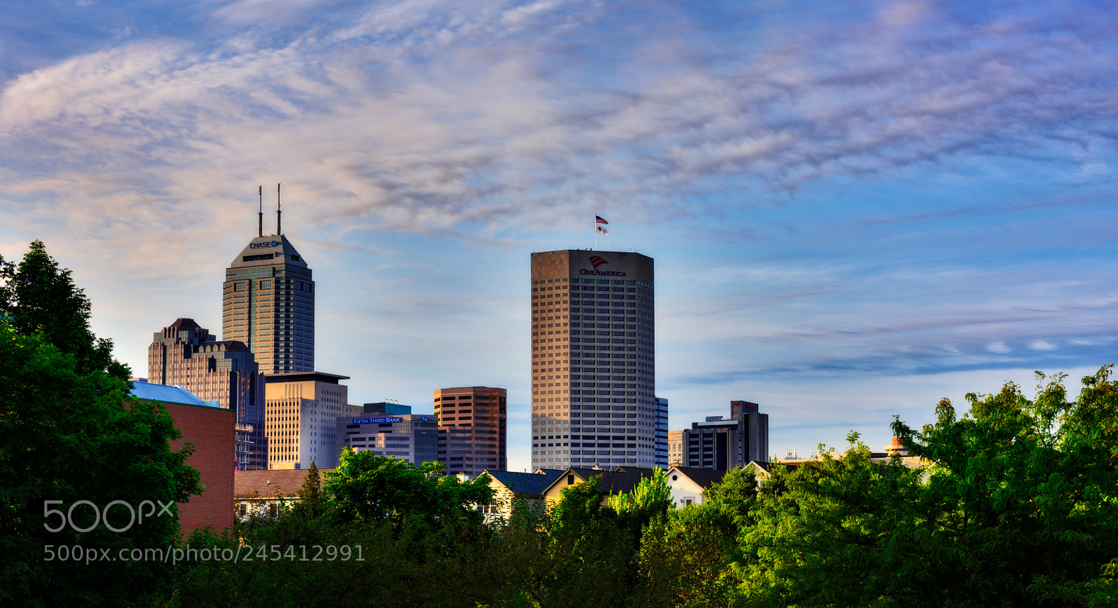 Nikon D810 sample photo. Indianapolis skyline photography