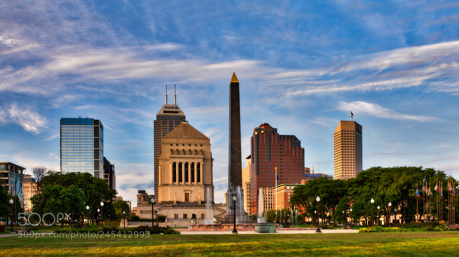 Nikon D810 sample photo. Indianapolis skyline photography