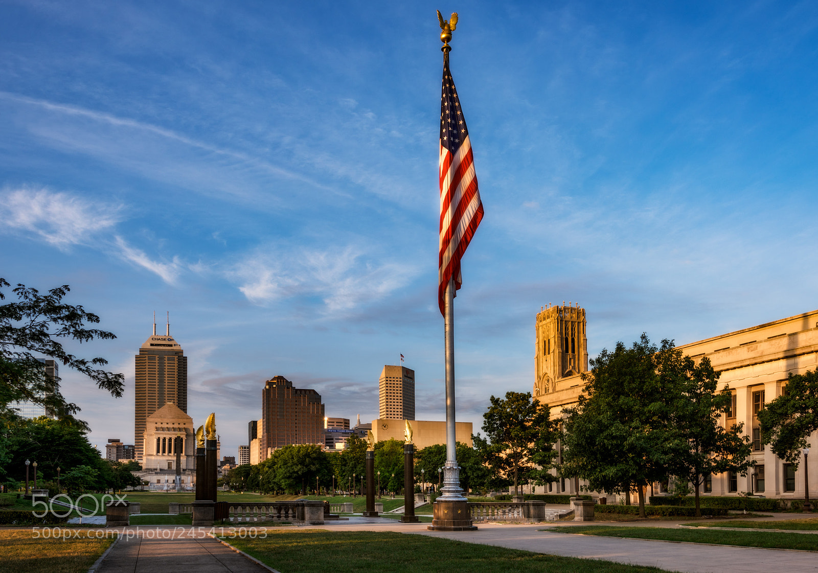 Nikon D810 sample photo. Indianapolis skyline photography