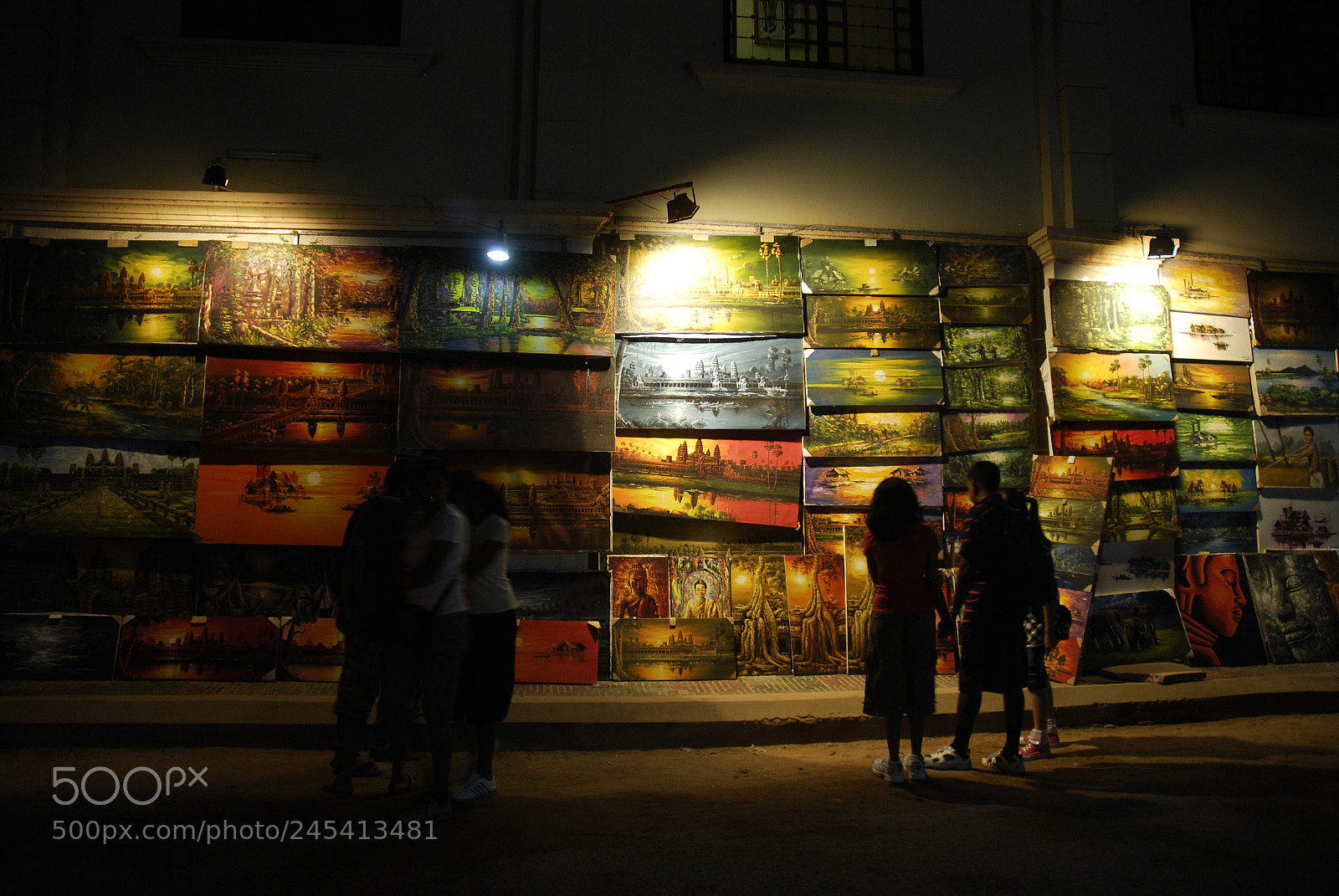 Nikon D40X sample photo. Display paintings on the photography