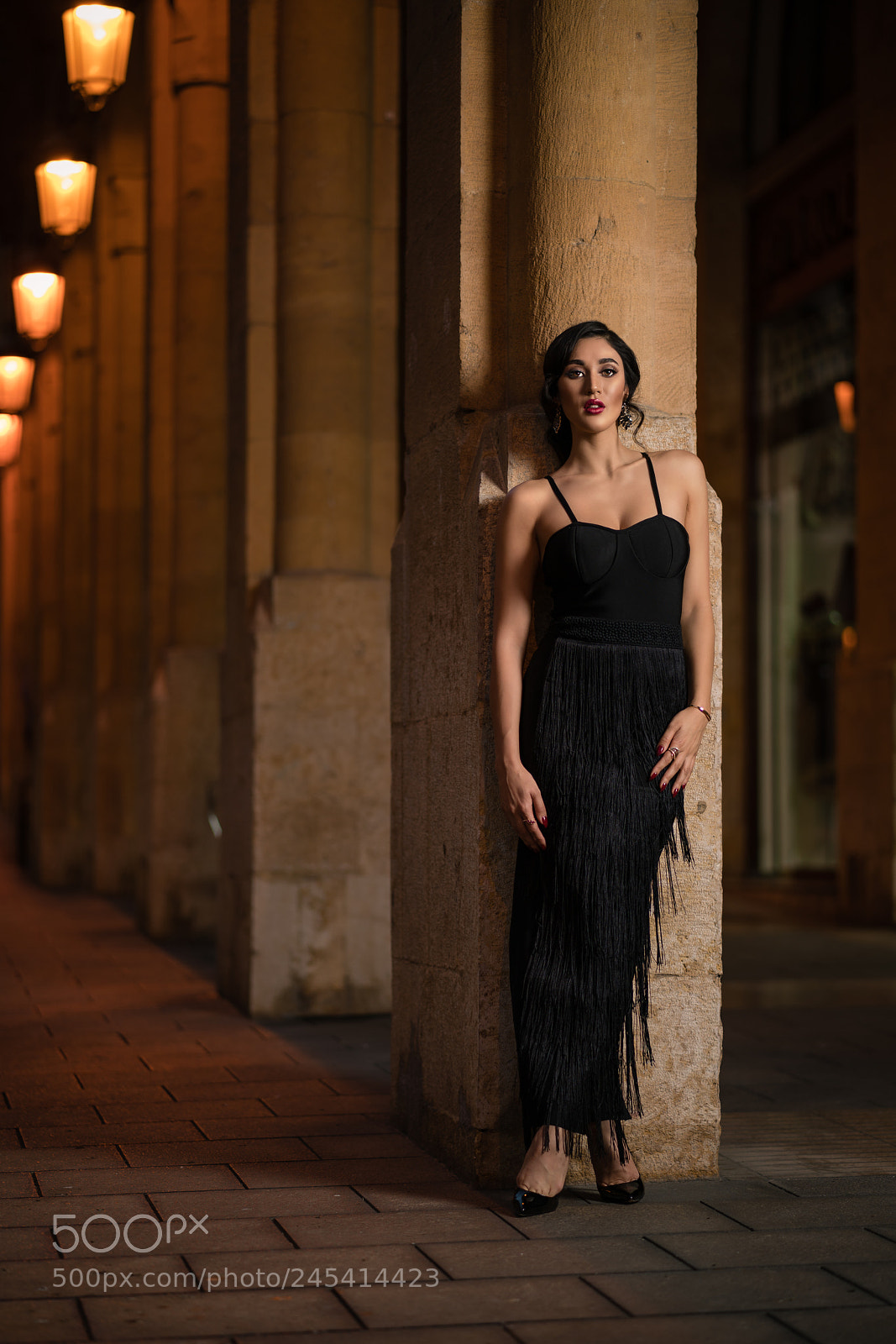 Sony a7R II sample photo. Night on the town photography
