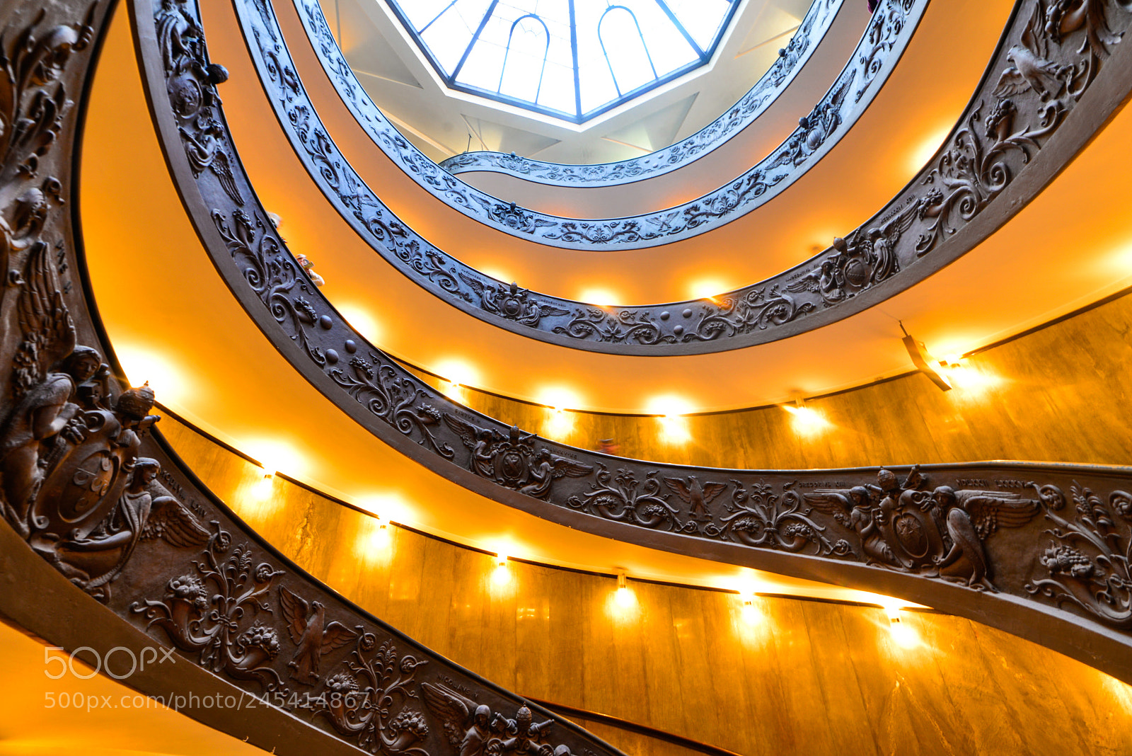 Nikon D610 sample photo. From bramante staircase photography