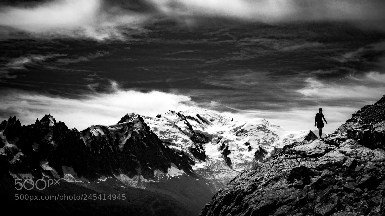 Fujifilm X-T1 sample photo. Trail to lac blanc photography