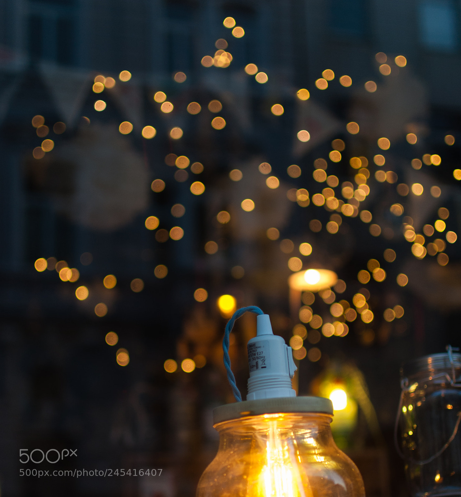 Nikon D200 sample photo. Bokeh lights photography