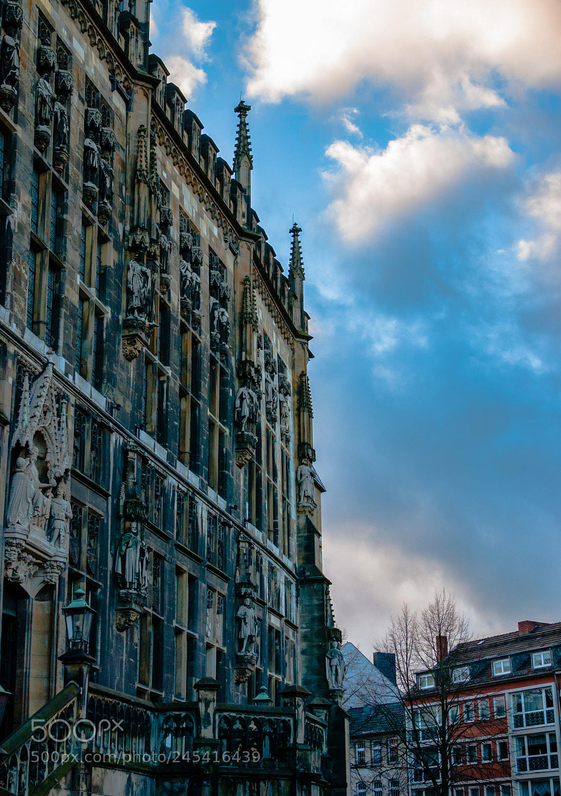 Nikon D200 sample photo. Rathaus aachen photography