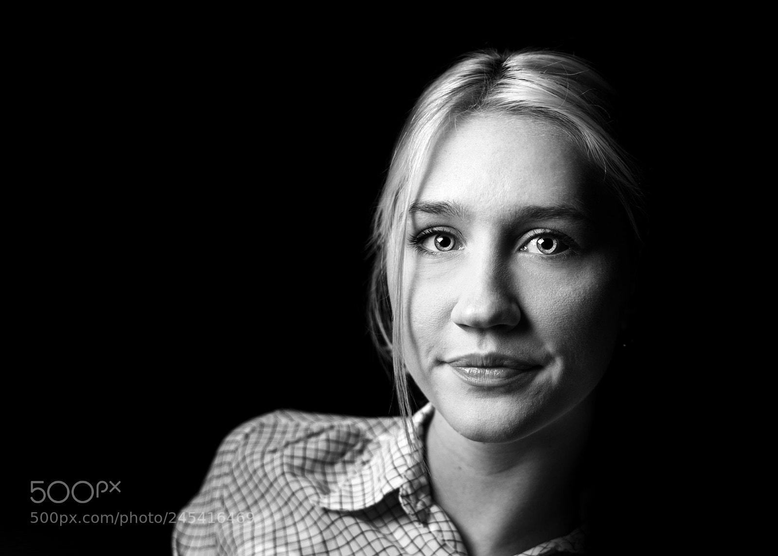 Nikon D700 sample photo. B&w portrait photography