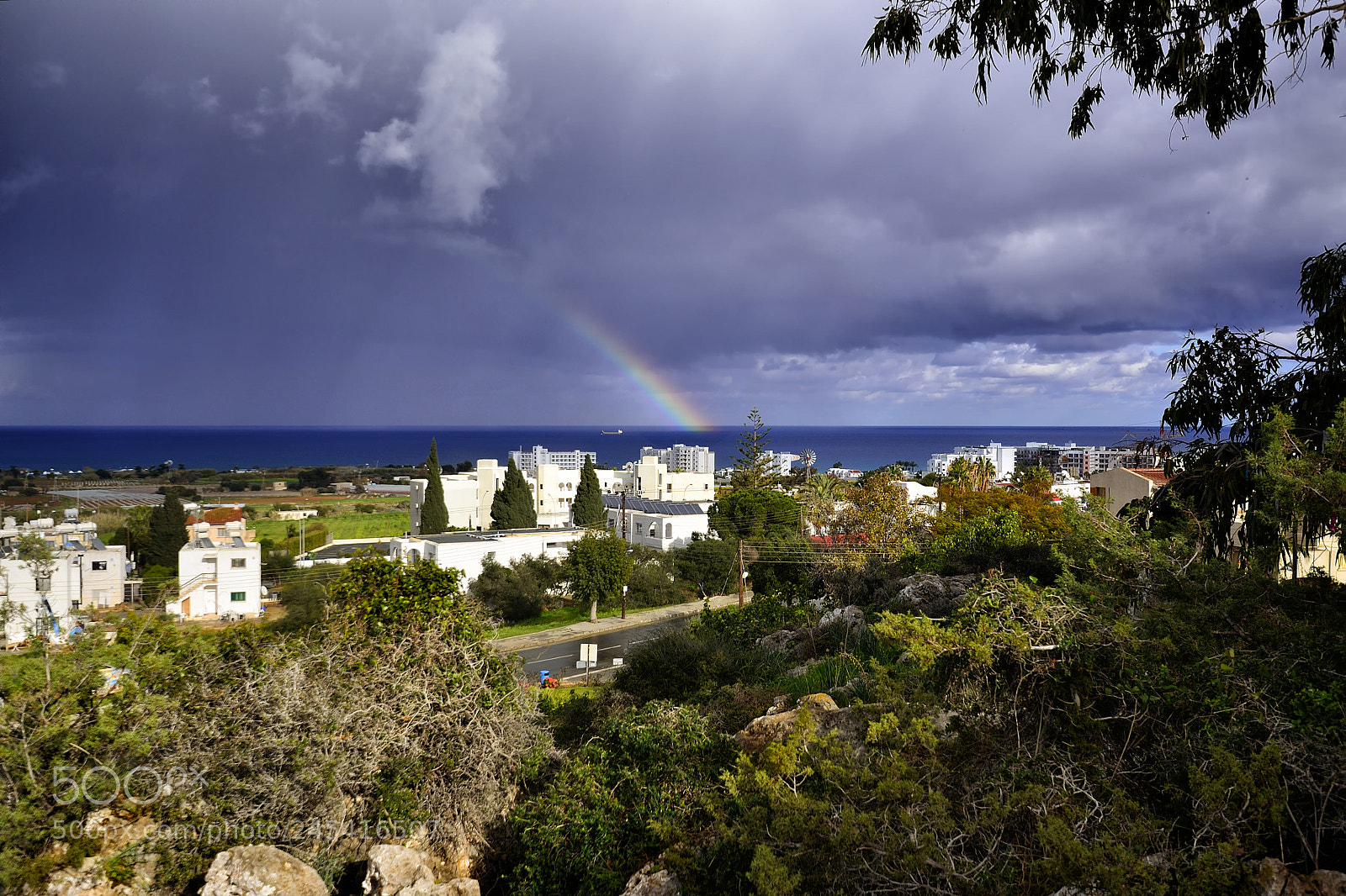 Nikon D3100 sample photo. Panorama view of protaras photography