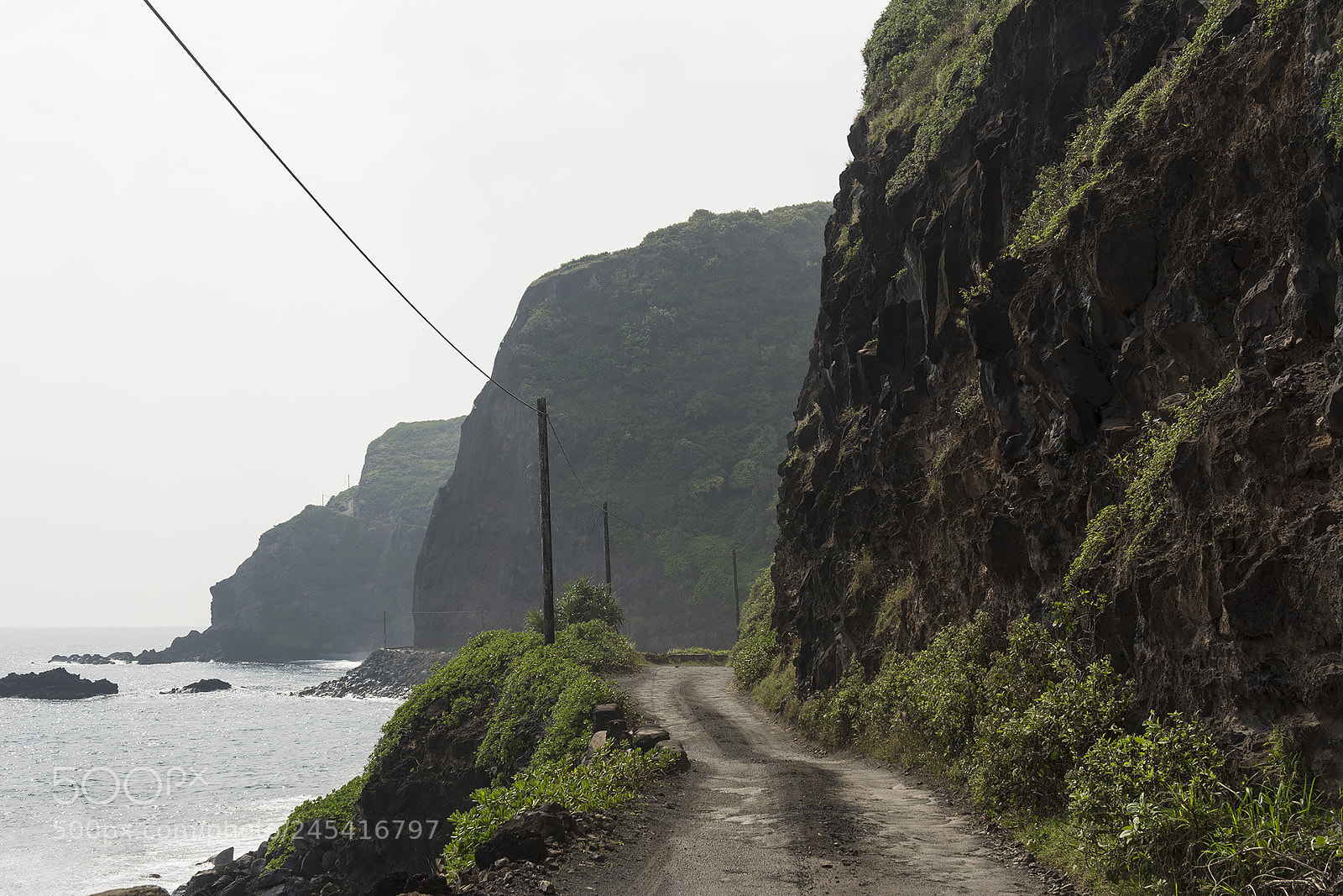 Nikon D7100 sample photo. Two lane road photography