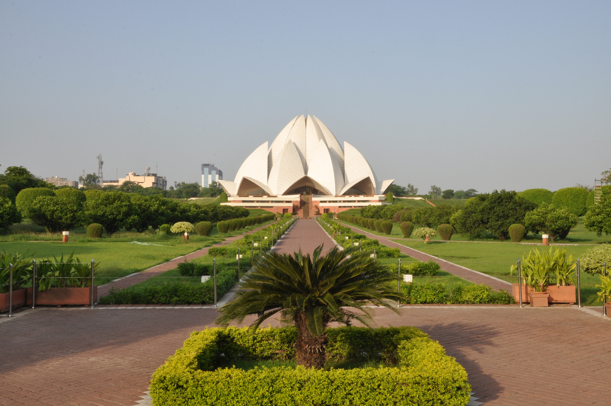 Nikon D90 sample photo. Baha'i house of worship, india photography