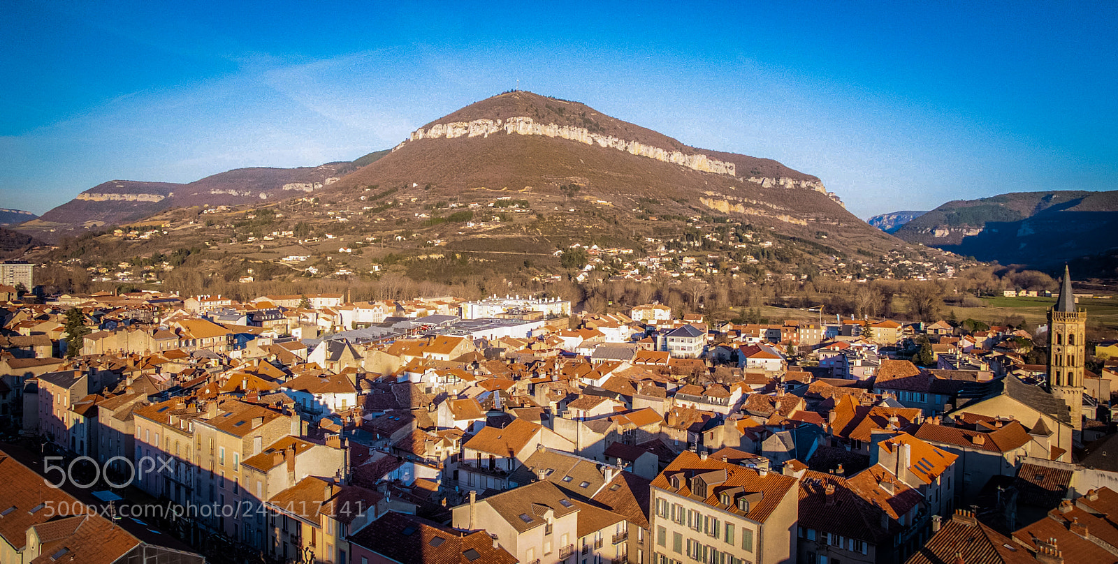 Fujifilm FinePix S5 Pro sample photo. Millau from  octogonal tower photography