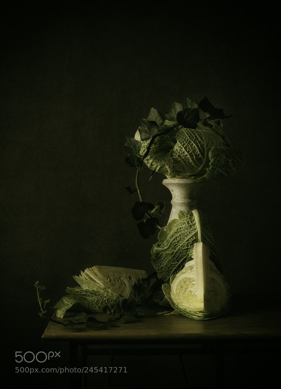 Nikon D800E sample photo. Still life curly cabbage photography