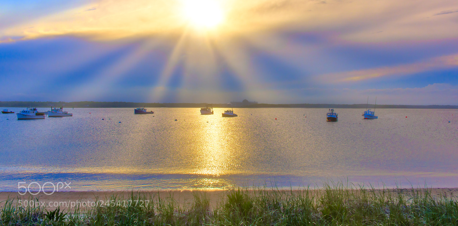 Nikon D7200 sample photo. Sunrays over seabrook harbor photography