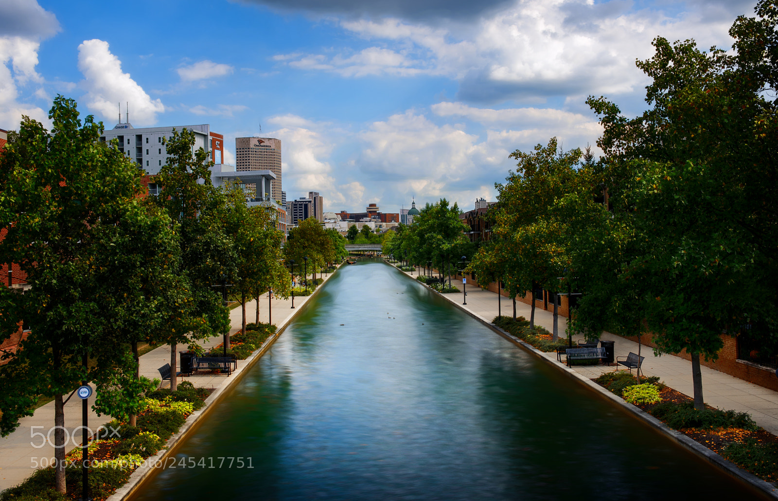 Nikon D810 sample photo. Indianapolis skyline photography