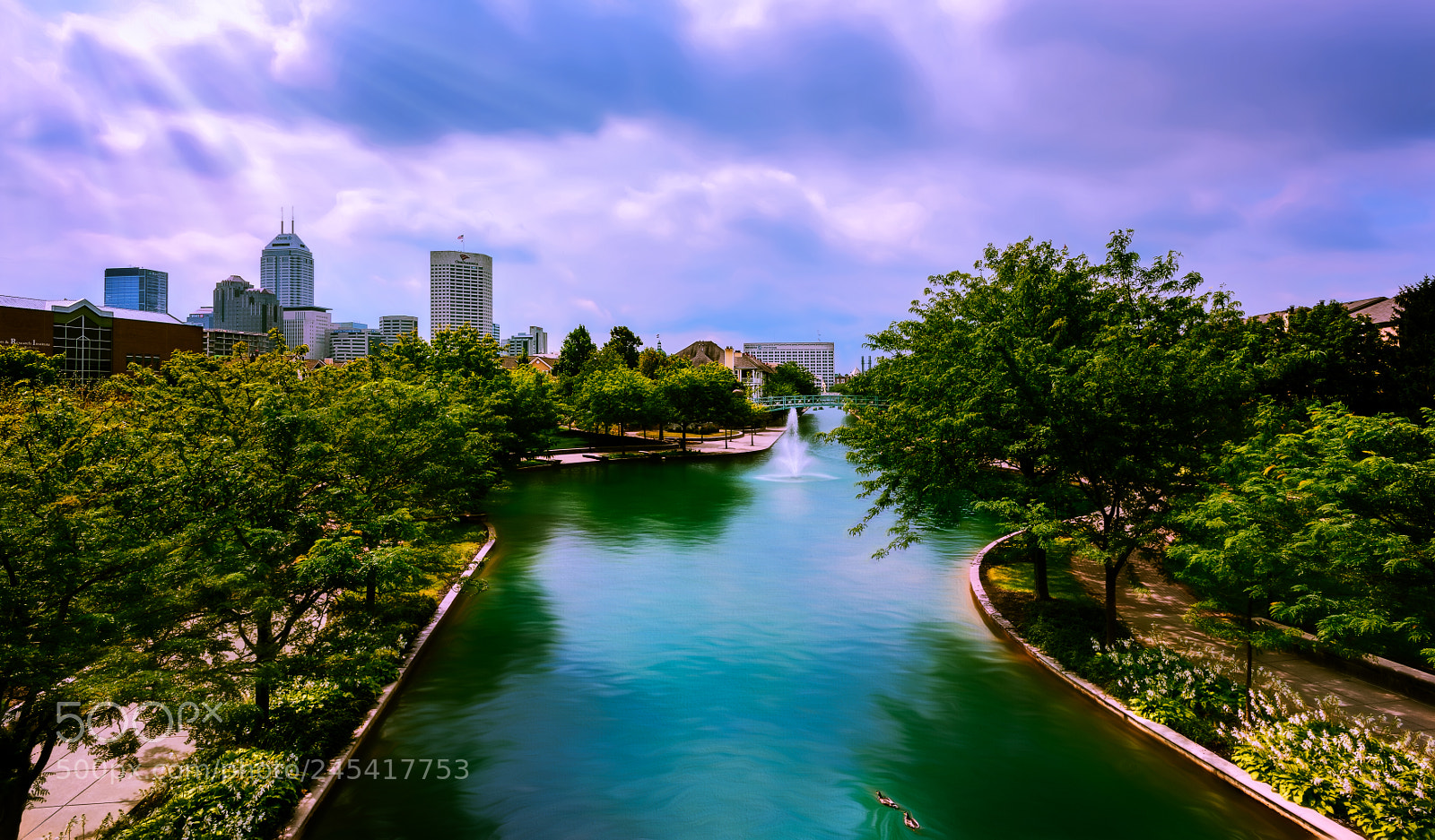 Nikon D810 sample photo. Indianapolis skyline photography