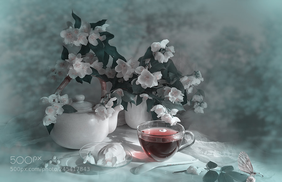 Nikon D5100 sample photo. Magic tea photography