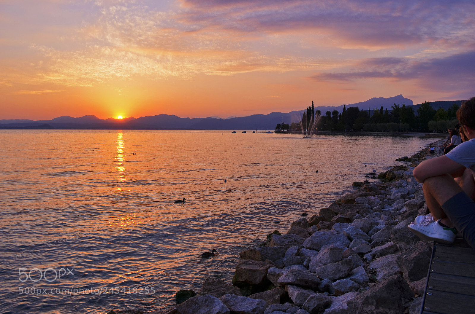 Nikon D5100 sample photo. Watching the sunset with photography