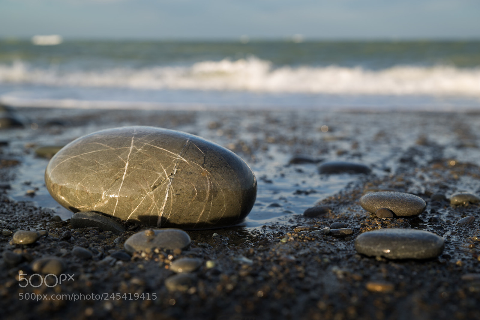 Pentax K-1 sample photo. Beach pebble photography