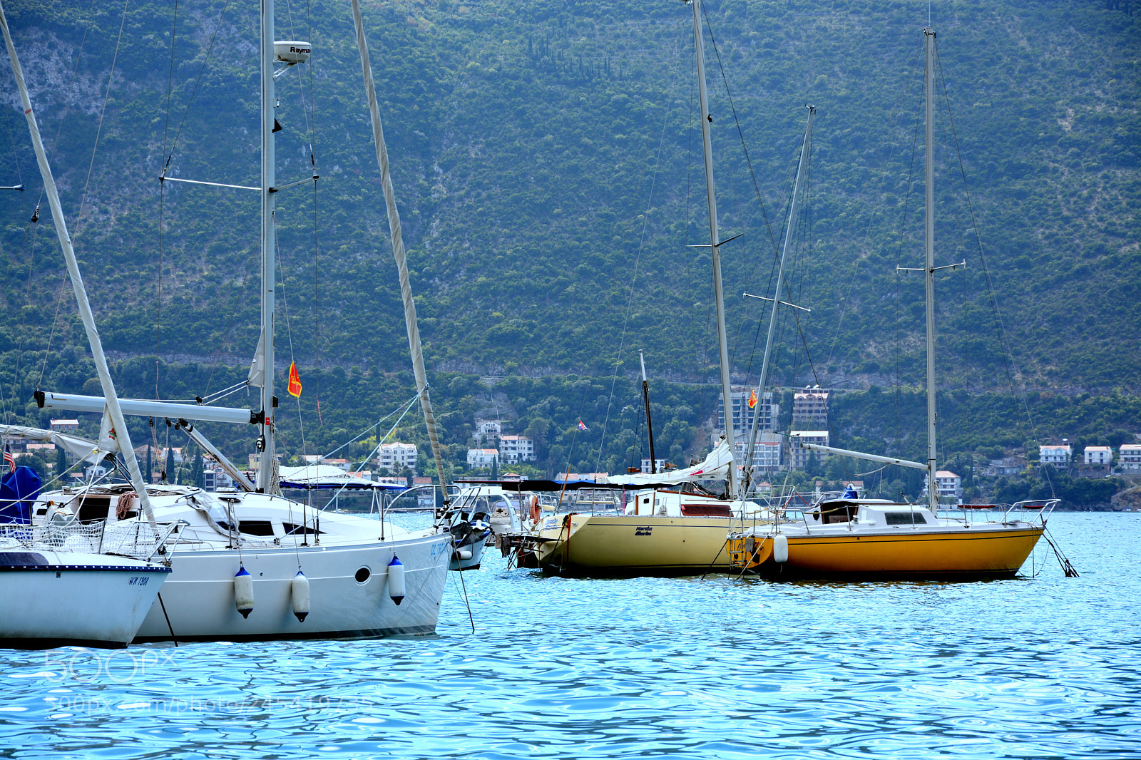 Nikon D7100 sample photo. Boats in the adriatic photography